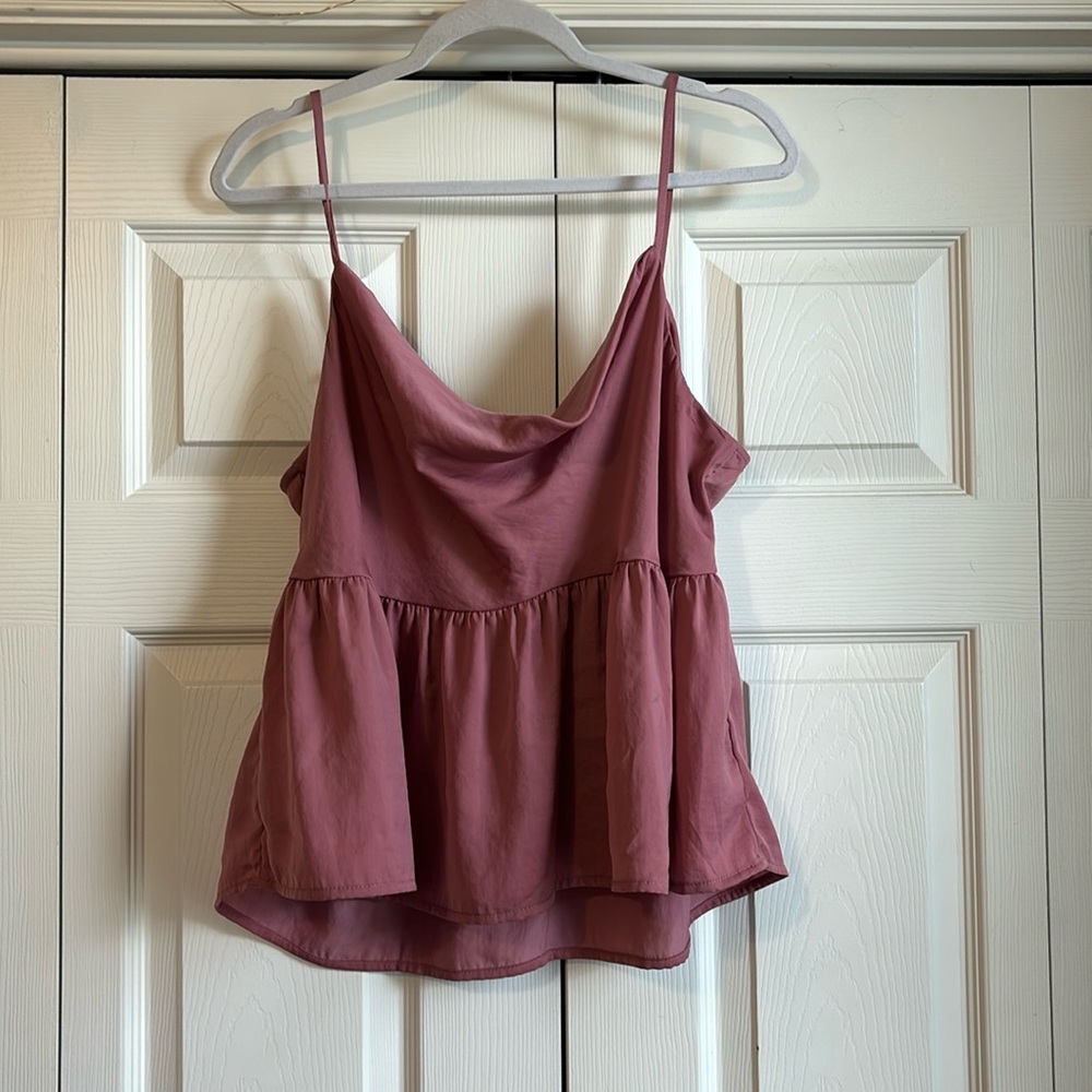 american eagle babydoll tank!